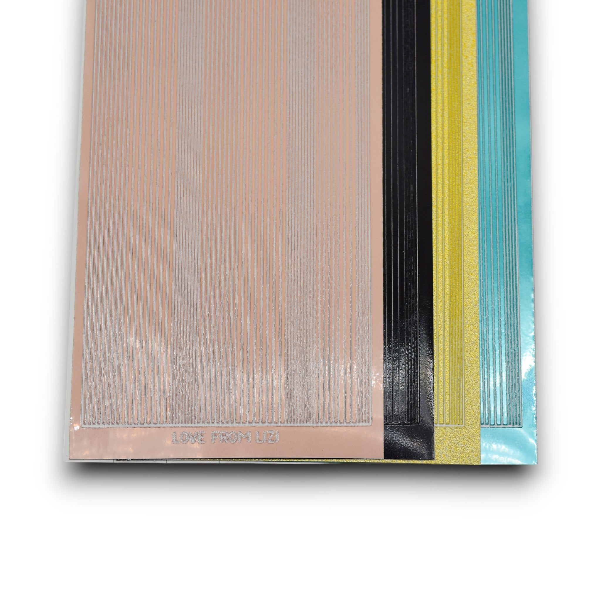 Summer Botany - Pin Stripe Peel-Off 4 Pack